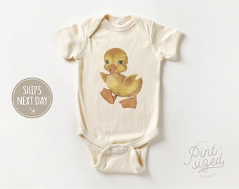 Duckling Onesie® - Vintage Bodysuit - Cute Natural Baby Onesie®