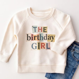The Birthday Girl Kids Shirt - Cute Birthday Girl Toddler Tee bild 6