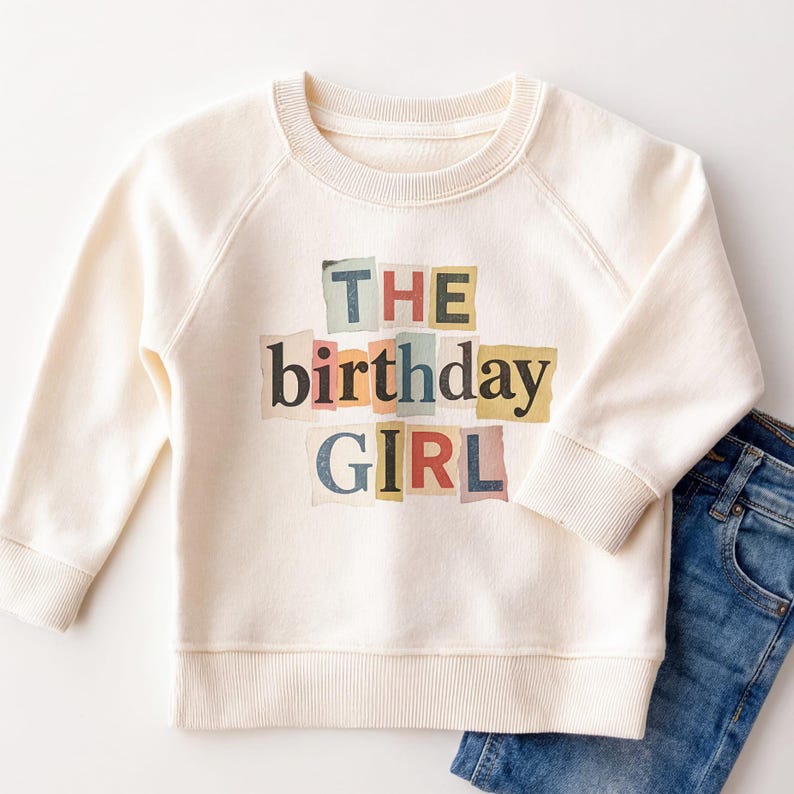 The Birthday Girl Kids Shirt - Cute Birthday Girl Toddler Tee bild 6