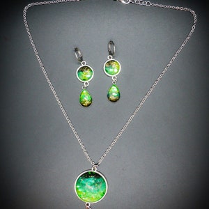 Necklace and earring