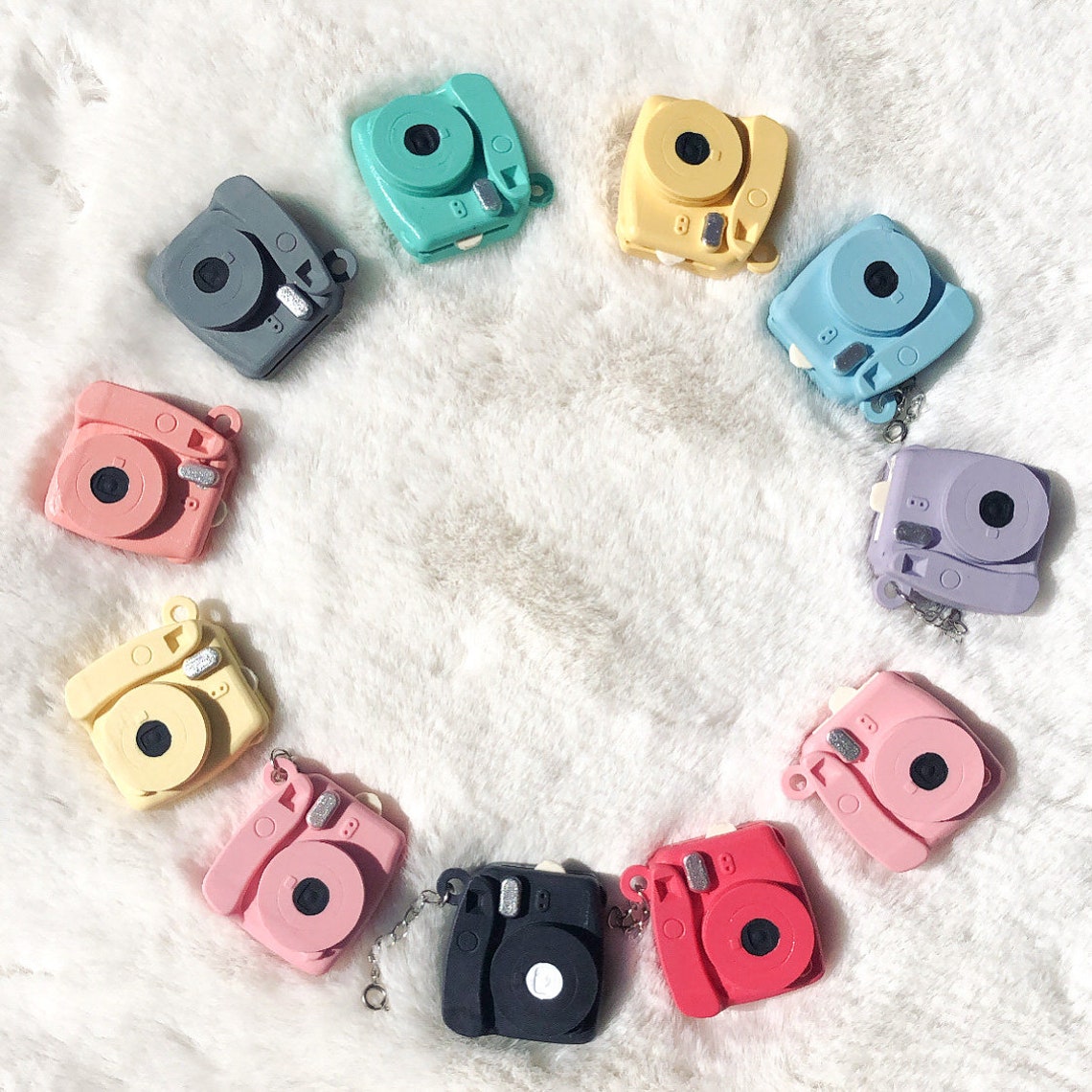 Mini Instax Camera Keychain Personalized Gift Keychain Photo Etsy