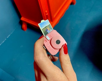 Extraordinary Gift Keychain, Mini Instax Camera Keychain, Personalized Birthday Gift, Keychain Photo Roll, Valentines Gift, Photo Keychain
