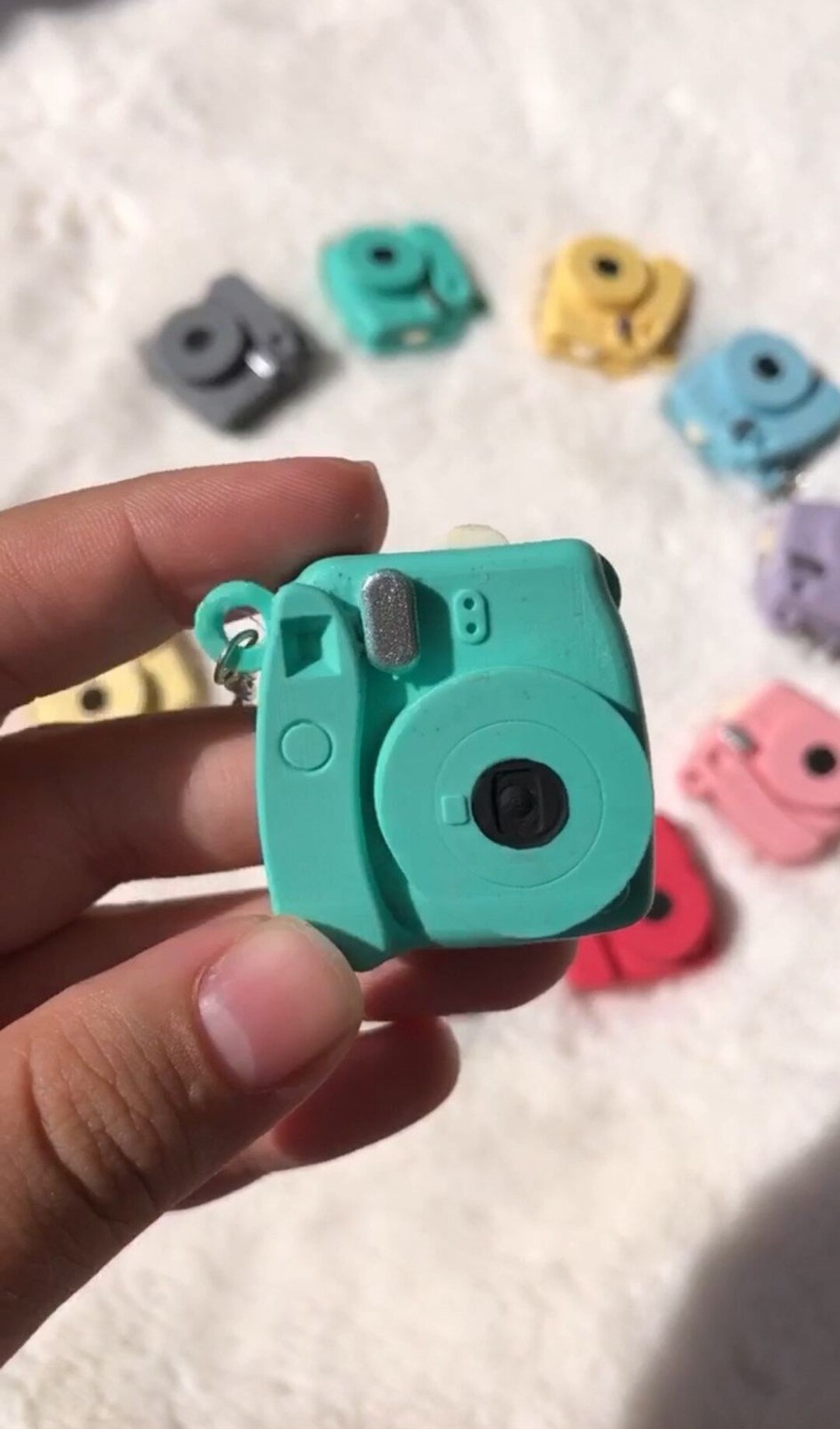 Mini Instax Camera Keychain Personalized Birthday Gift Etsy
