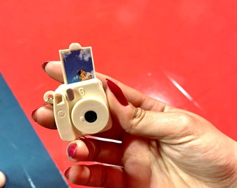 Extraordinary Gift, Mini Instax Camera Keychain, Personalized Birthday Gift, Keychain Photo Roll, Keychain, Valentines Gift, Photo Keychain