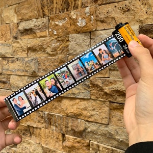 Special Gift Idea, 12 Pic Film Roll Keychain, Custom Photo Keychain with Photo Album, Customize Photo Gift, Personalised Birthday Gift