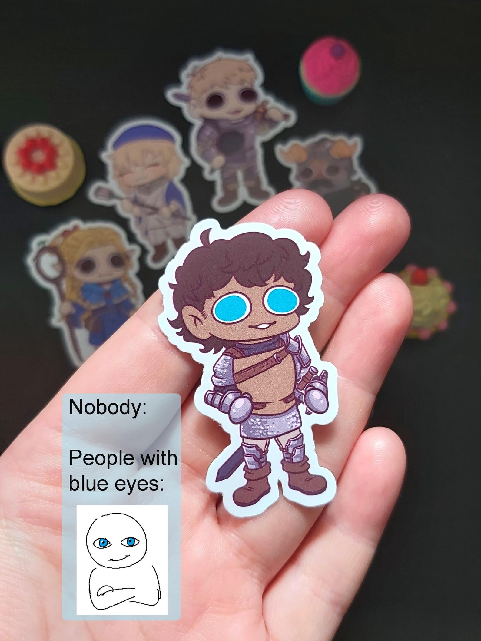 Dungeon Meshi Goober Character Stickers - Etsy