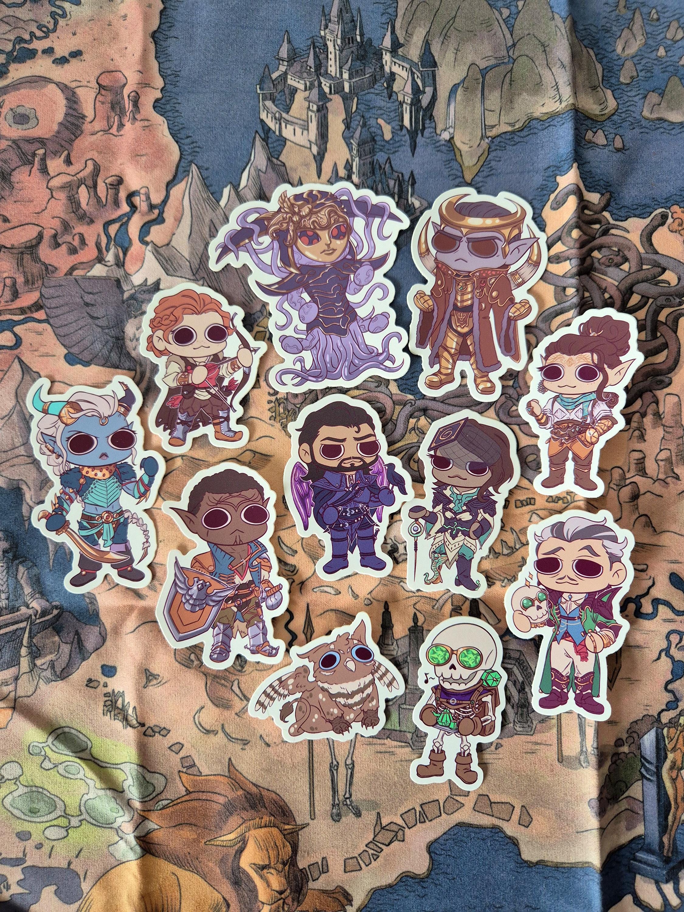 Dragon Age: the Veilguard Goober Character Stickers - Etsy