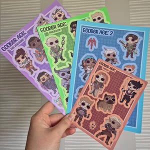 Dragon Age Goober Sticker Sheets (Origins, 2, Inquisition and Veilguard)