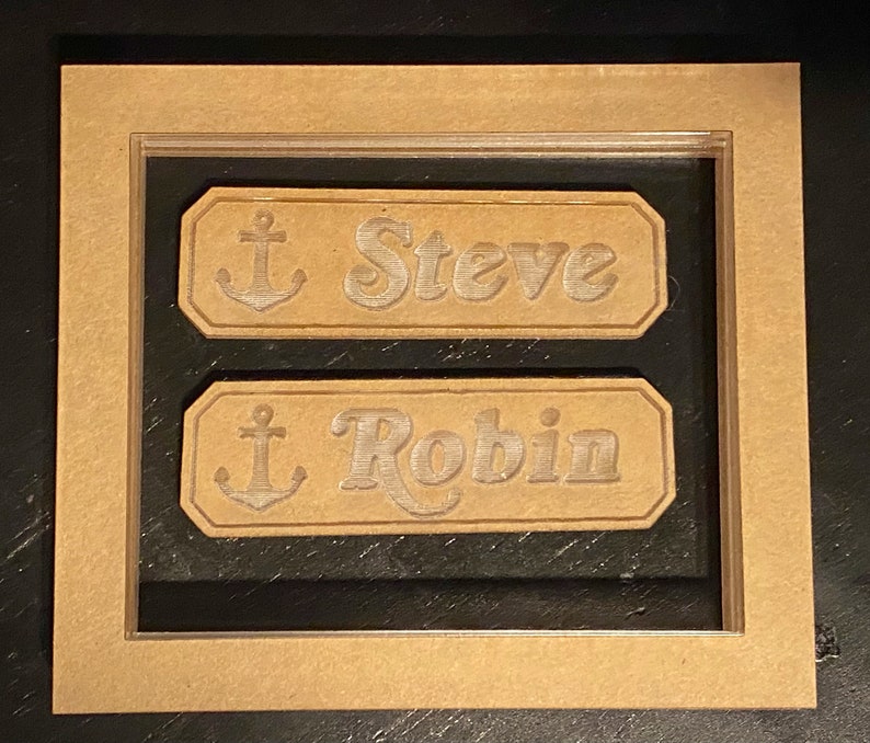 Scoops Ahoy Steve Robin Name Tag Stranger Things Mold Encasing Etsy