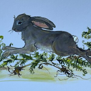 Carte/Impression avec Enveloppe "Joyful Rabbit"