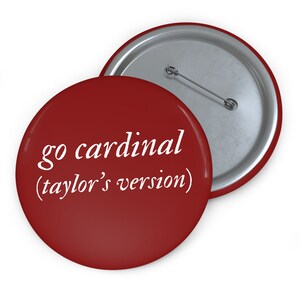 Stanford University Taylor's Version Gameday Pinback Football Button