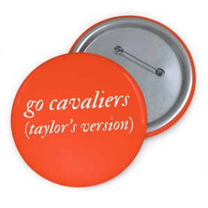 University of Virginia Taylor's Version Gameday Pinback Football Button