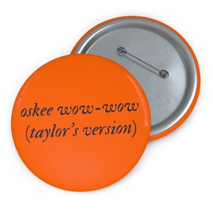 University of Illinois Urbana-Champaign Taylor&#39;s Version Gameday Pinback Football Button