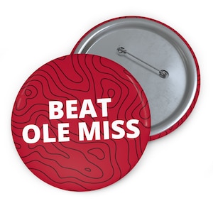 UGA Beat Ole Miss Gameday Pinback Button