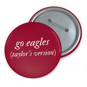 Boston College Taylor's Version Gameday Pinback Football Button