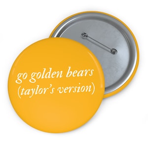 University of California, Berkeley Taylor's Version Gameday Pinback Football Button