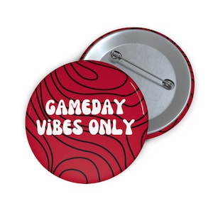 Gameday Vibes Only Georgia Bulldogs Gameday Pinback Button