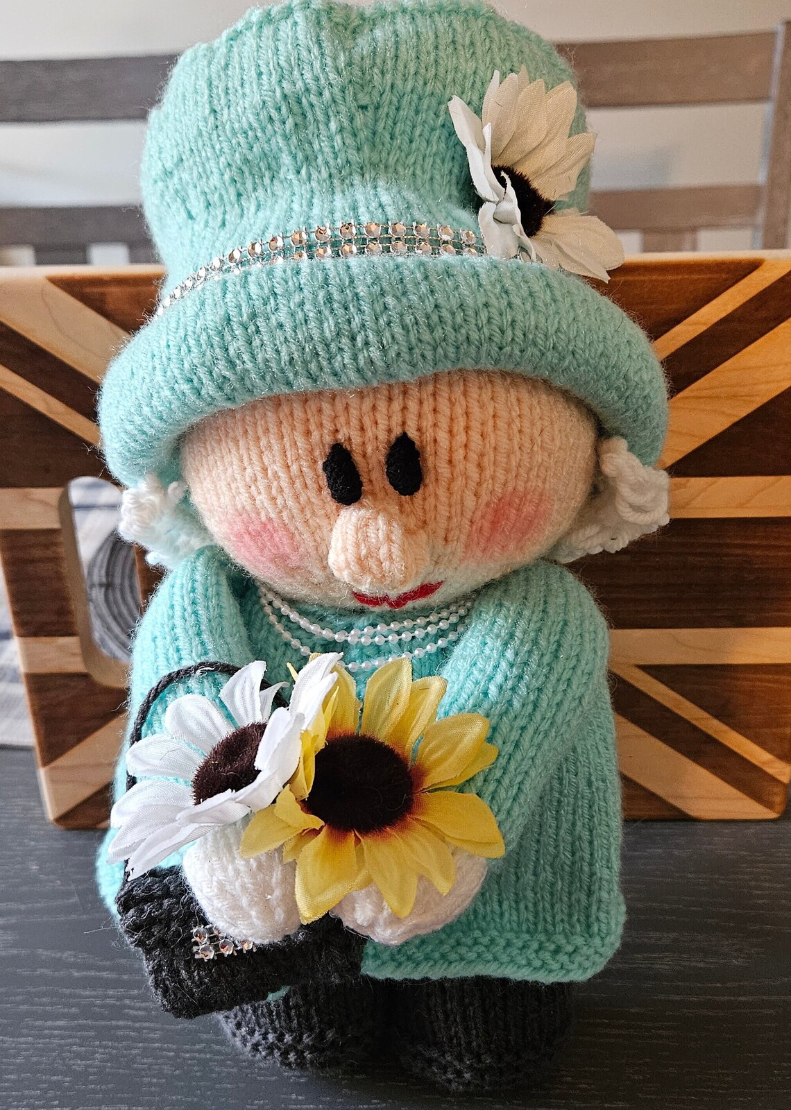 Queen Elizabeth Jubilee Knitted Doll Etsy