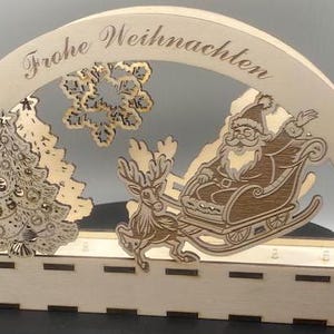 Laser Cut, Digitale Datei, Schwipp Bogen, Weihnachten, Dekoration,