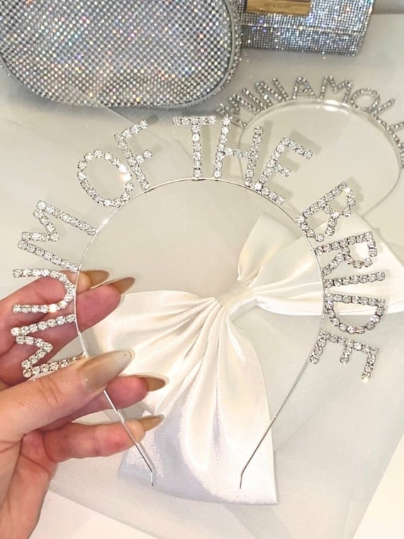 Mother of the Bride Gift Headband, Bridal Party Gifts, Mother Wedding Day Gift, Mother Of Bride Present, Mother Of The Bride Tiara