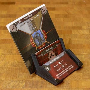 Organiseur : organiseur Gloomhaven pour monstercard en PLA écologique imprimé en 3D. Rangez votre monsterdeck Gloomhaven de manière décorative.
