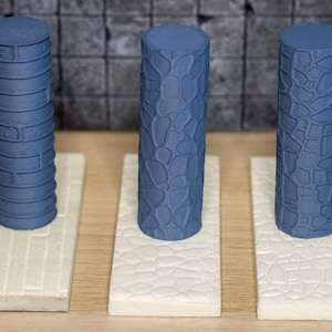 Texture rollers XPS-Foam and Clay 1:50 scale - up to 30% cheaper by set