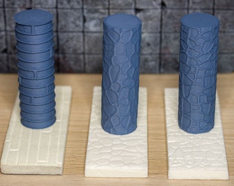 Textuurrollers XPS-Foam en Clay --Koop 5 voor de prijs van 4! Koop er 10 voor de prijs van 7!!--