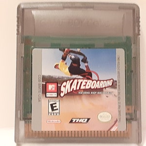Vintage Game Boy Color GBA MTV Sports Skateboarding Featuring Andy Macdonald Game, Works for Game Boy Color, Game Boy Advance, Works great!