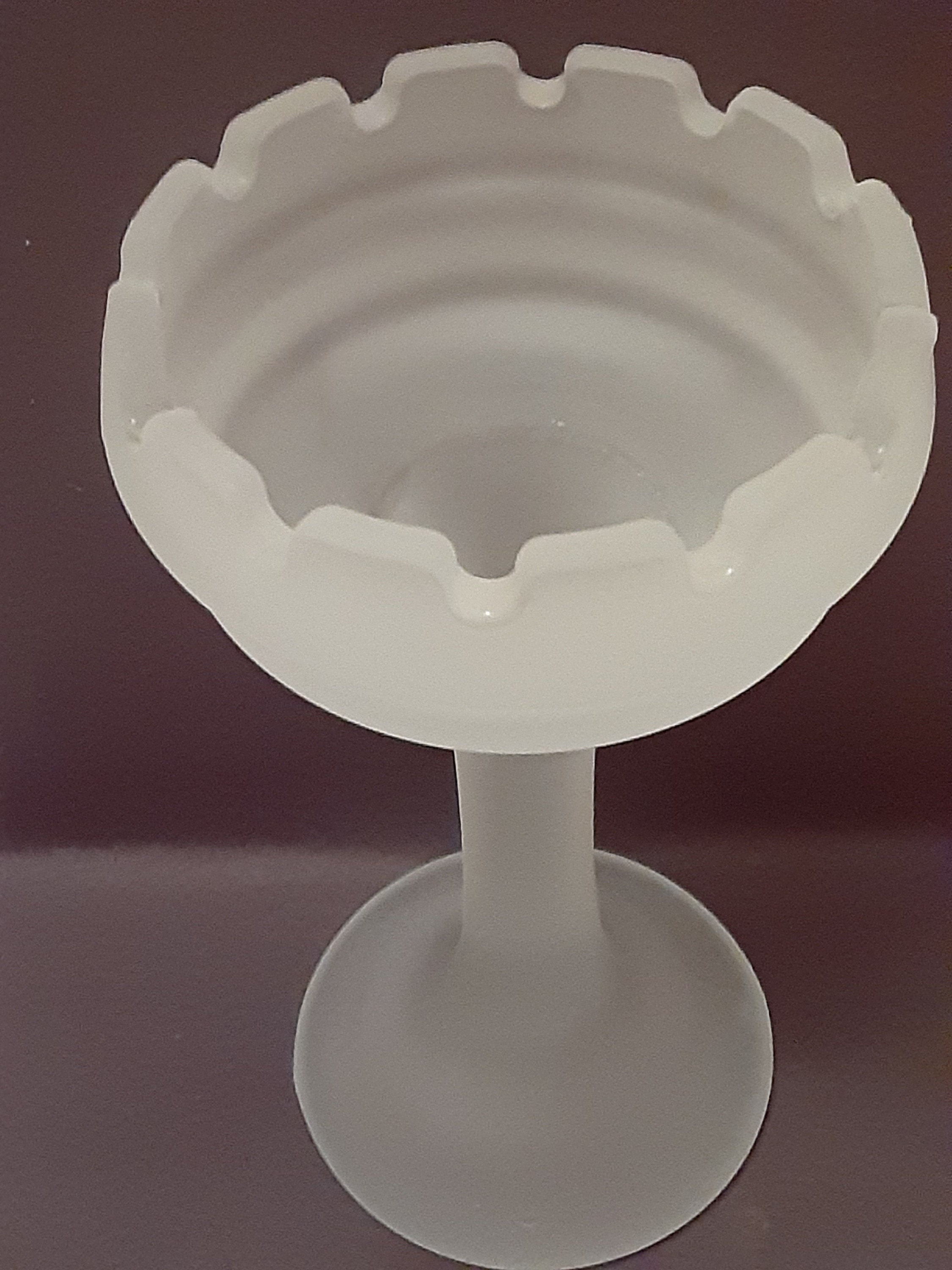 Vintage Partylite Frosted Glass Castle Turret Pillar Candle Holder - Etsy