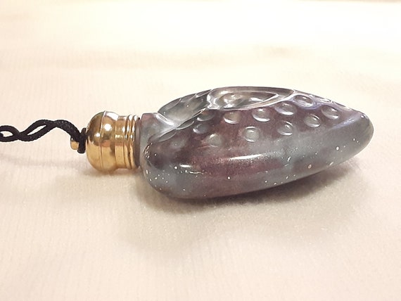Rare Vintage Purple Iridescent Heart Shaped Glass… - image 9