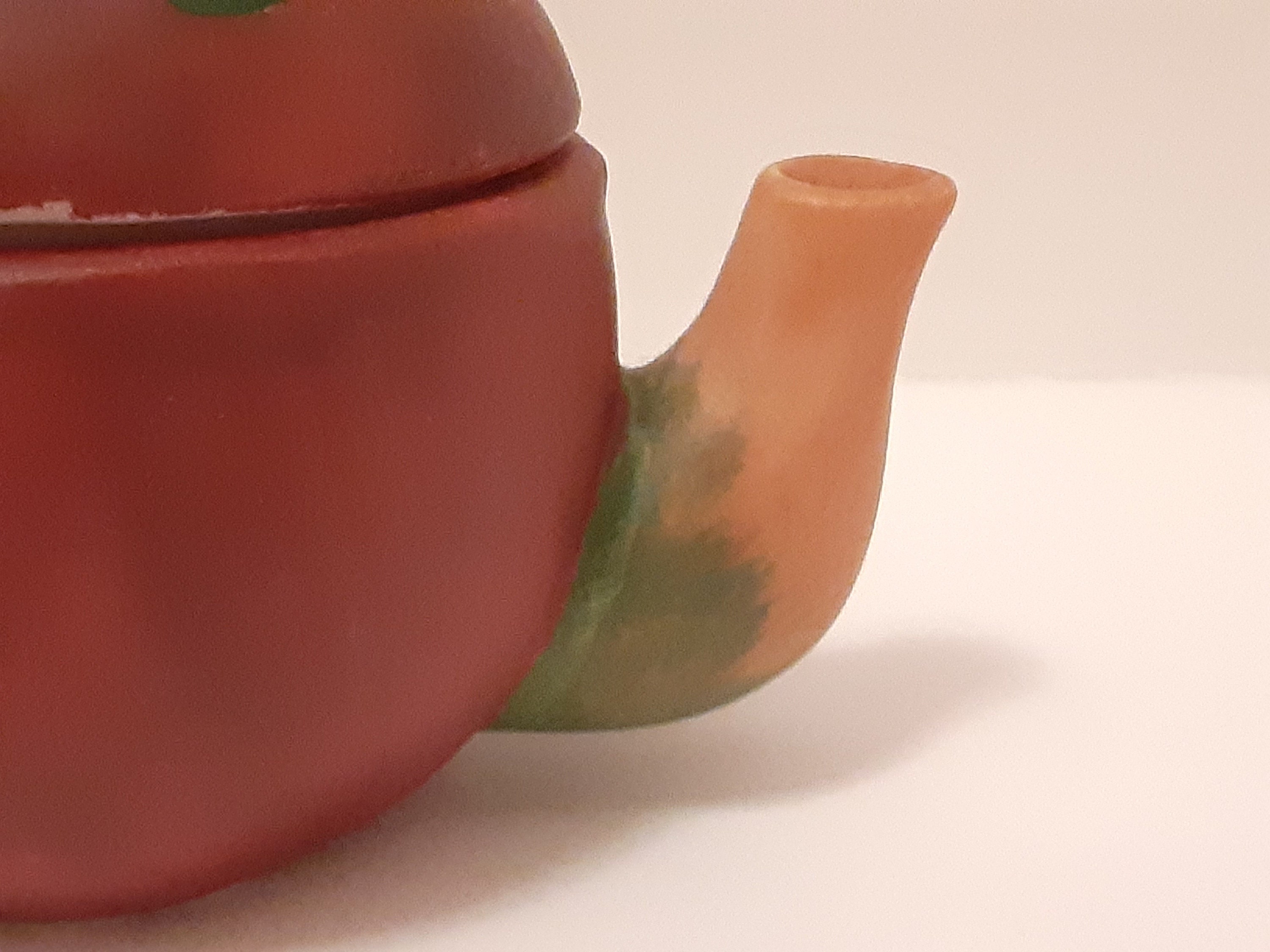 Vintage Miniature Apple Design Teapot Fruit Design Teapot Etsy