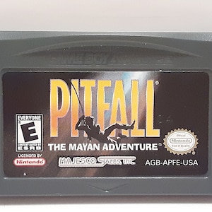 Vintage Nintendo Game Boy Advance Pitfall: The Mayan Adventure GBA Game, Pitfall for GBA, Works!