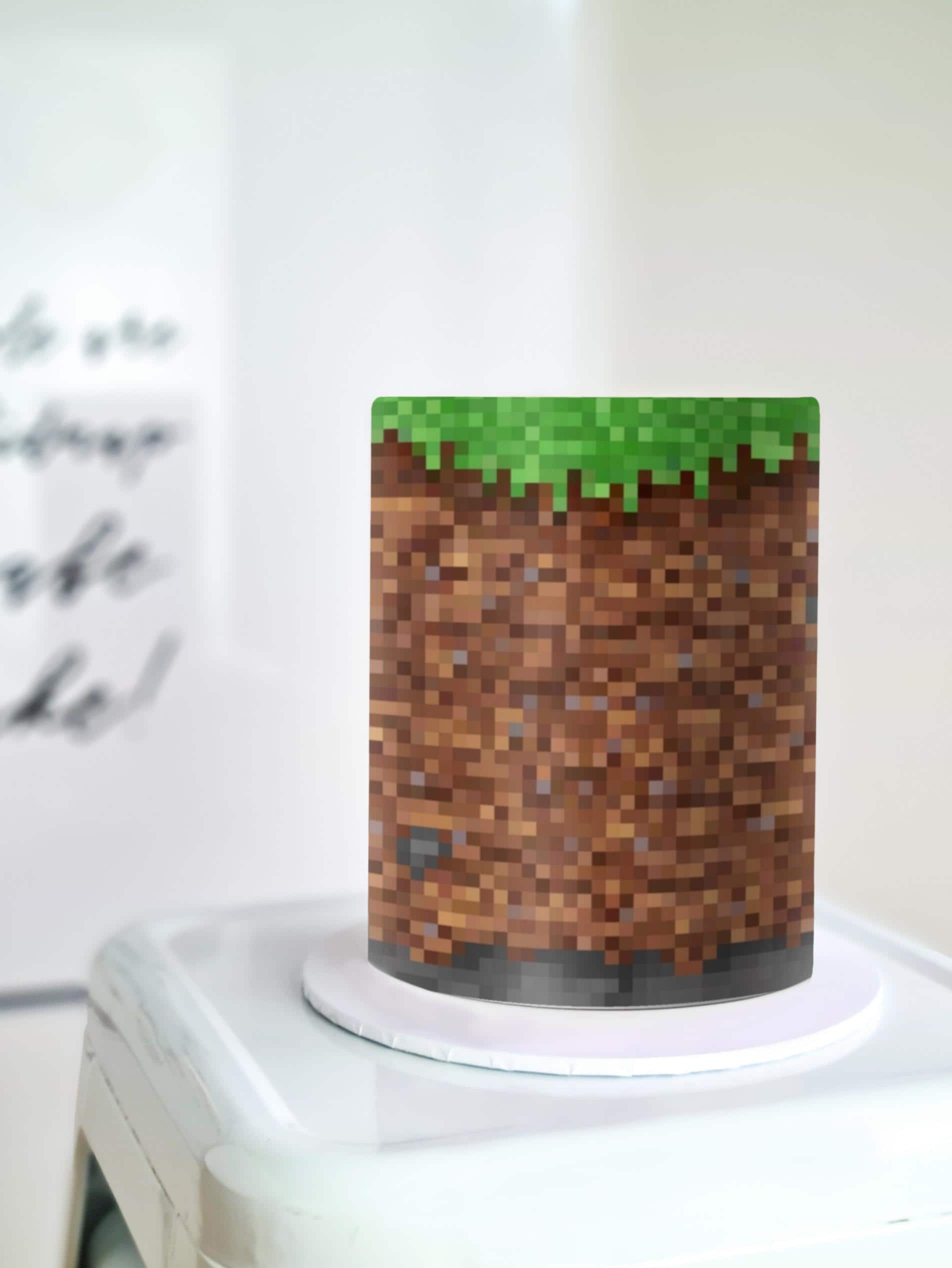 Minecraft Grass Cake Wrap