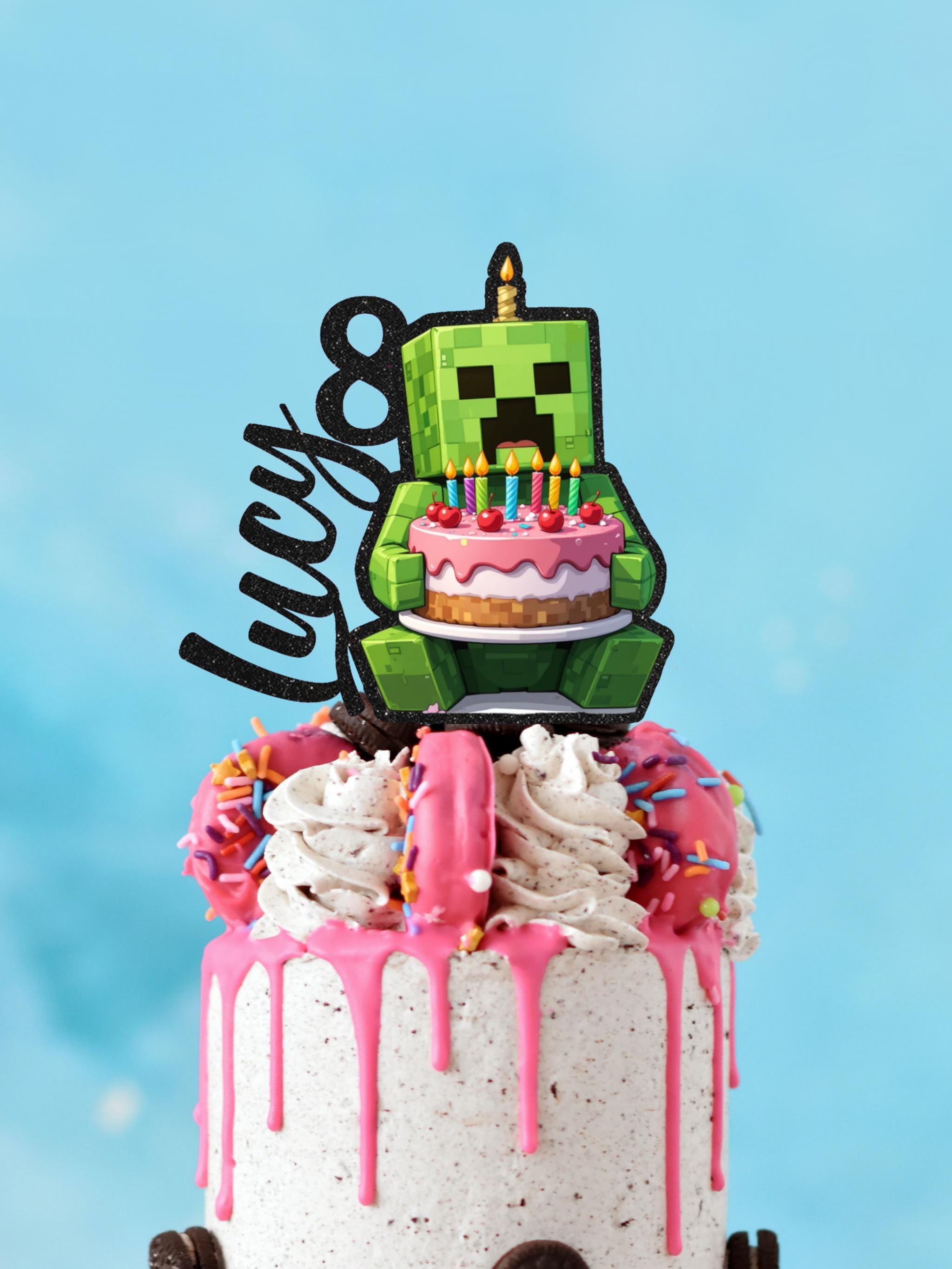 Minecraft Inspired Cake Toppers Page Two Minecraft Inspired Cake Toppers Page Two