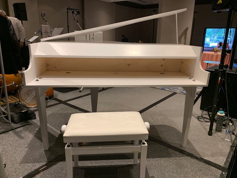 CUSTOM Grand Piano Shell for Keyboards Faux Grand Piano Shell for Gigging, Touring, Home, Studio