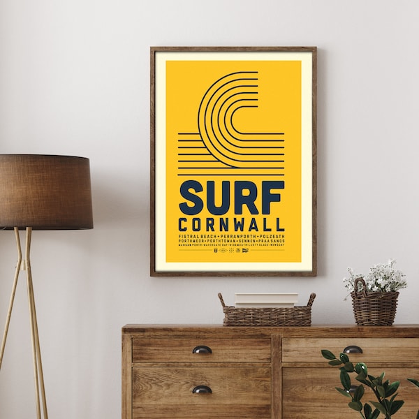 Cornwall Surf Print