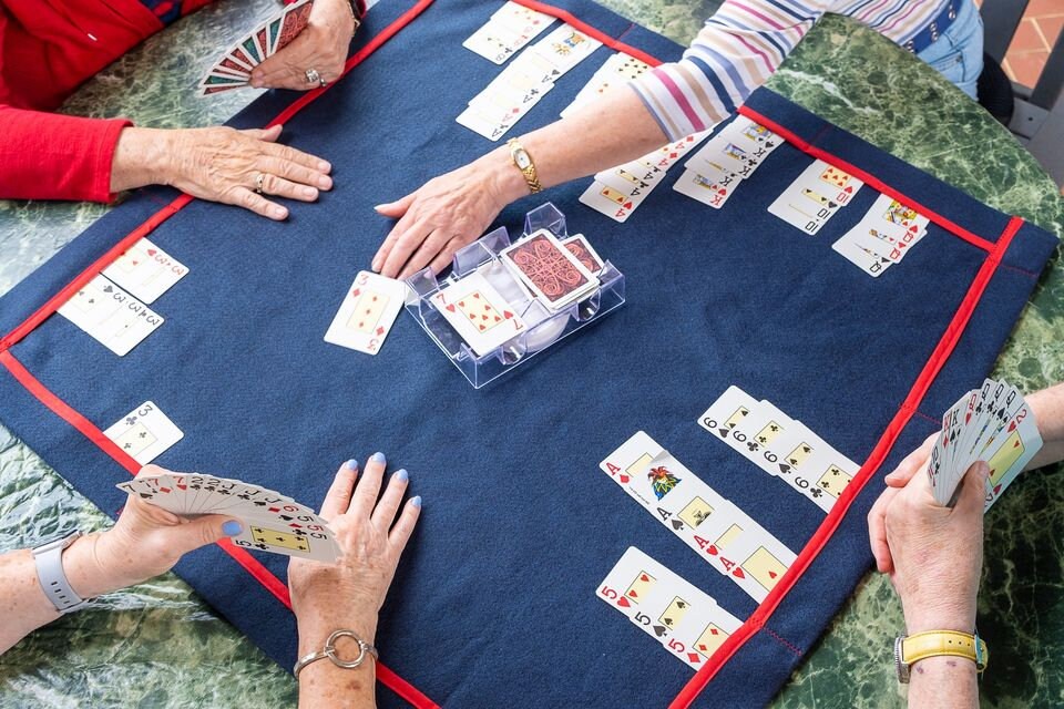 Canasta Mat ,card Game Tablecloth, Playing Canasta and Mah Jongg