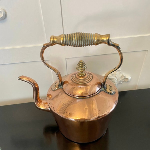 Antique Tea Kettle Etsy