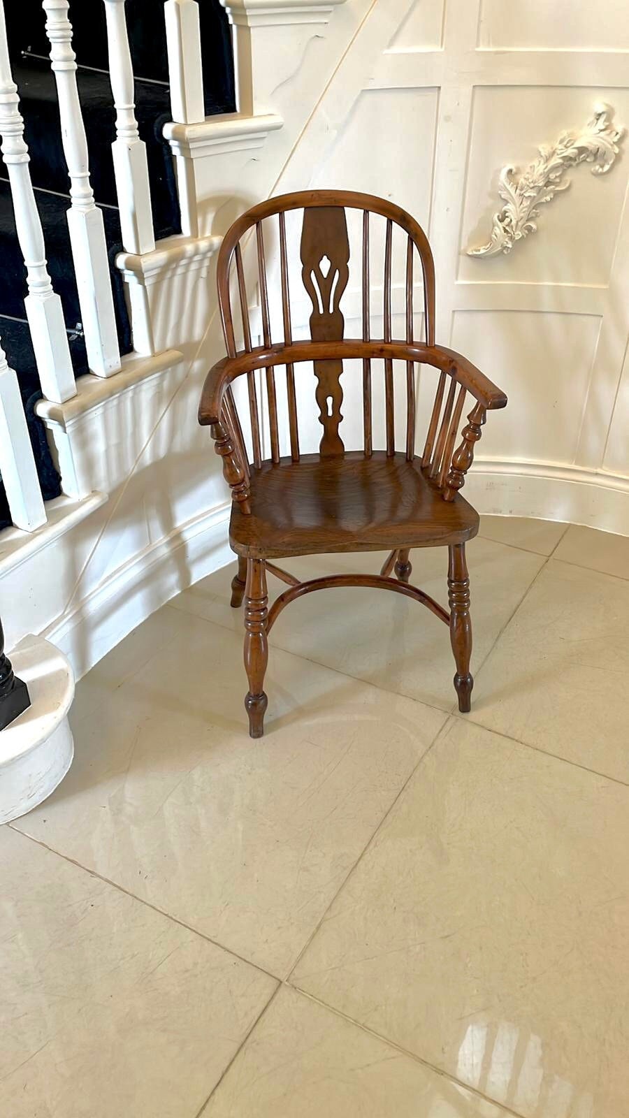 Antique George III Quality Child's Yew Wood Windsor Chair - Etsy