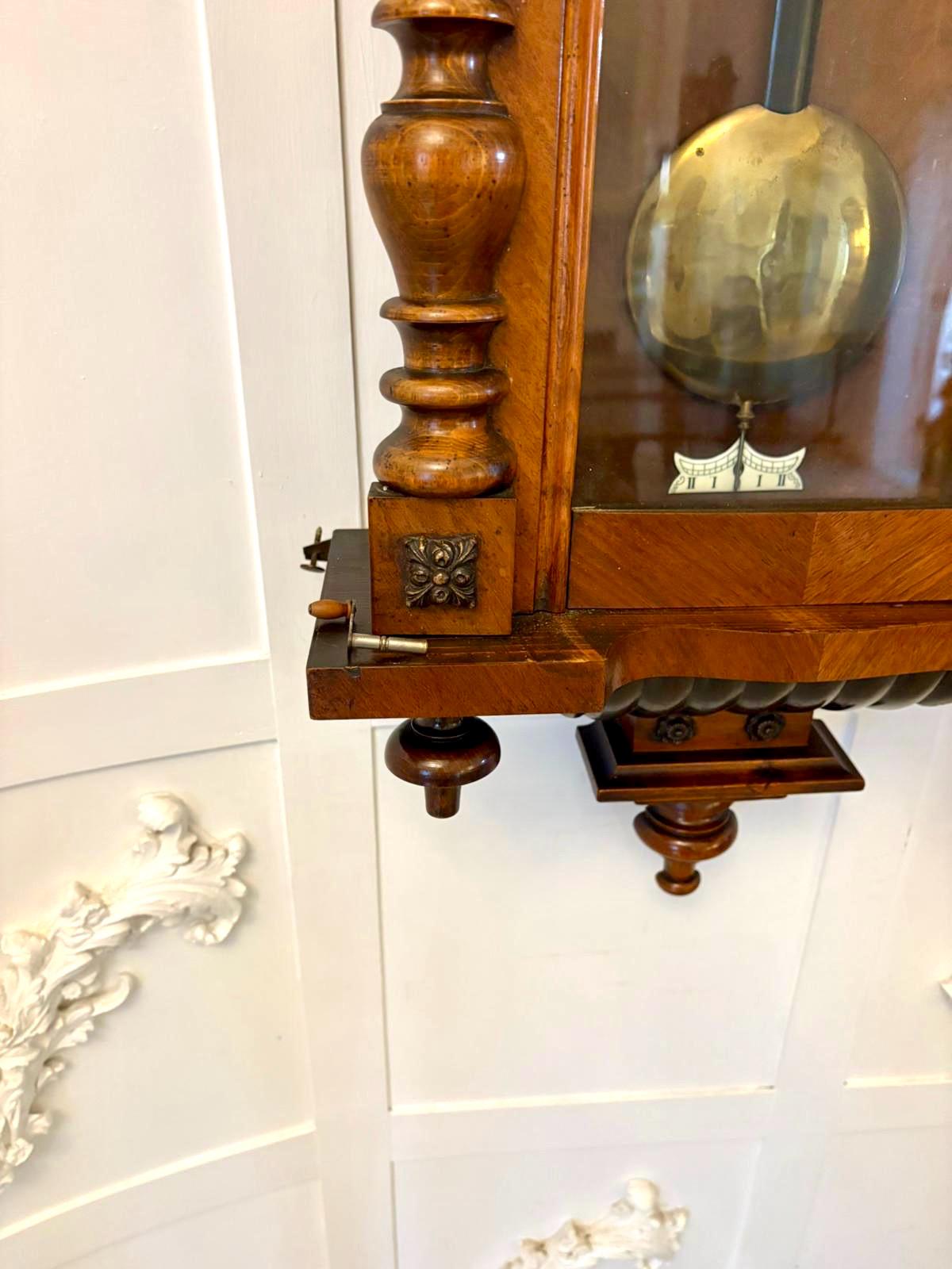Antique Quality Carved Walnut Vienna Regulator Striking Wall Clock - Etsy