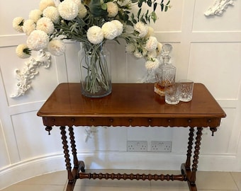 Antique Victorian Quality Mahogany Side/Lamp Table