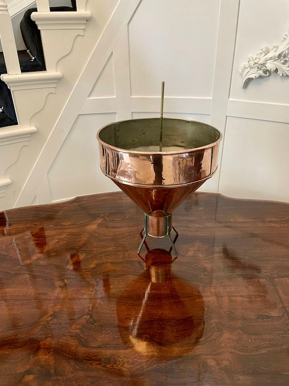 Antique Tiger Maple Kitchen Funnel Antique Tiger Maple Kitchen Funnel