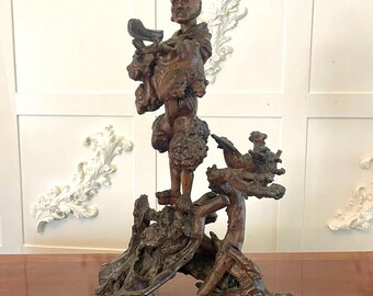 Antique 19th Century Chinese Root Carving
