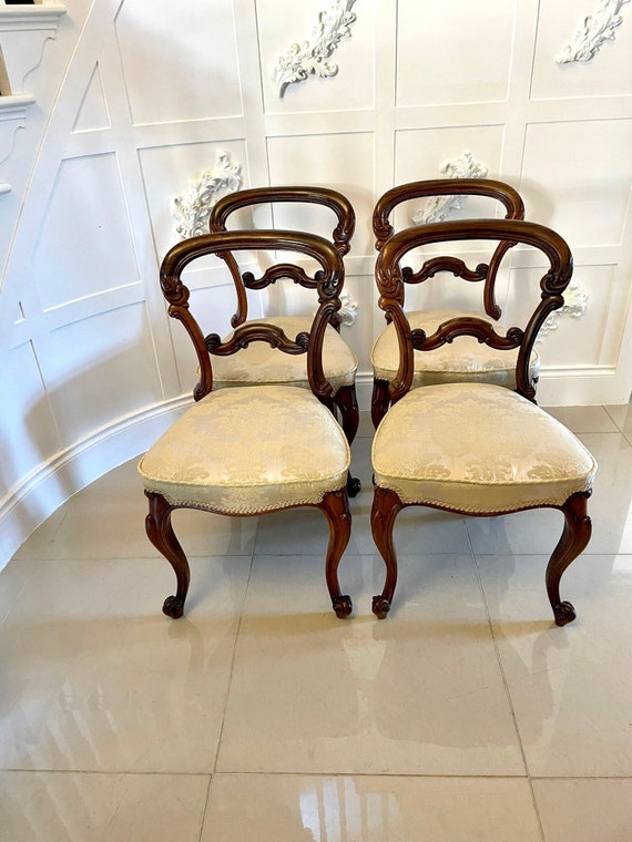 Victorian rosewood chairs discount