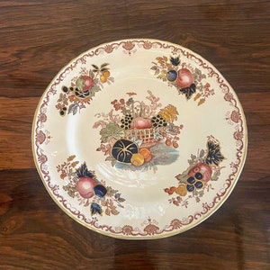 Quality Antique Hand Painted Masons Ironstone Plate