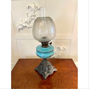 Antique Victorian Oil Lamp