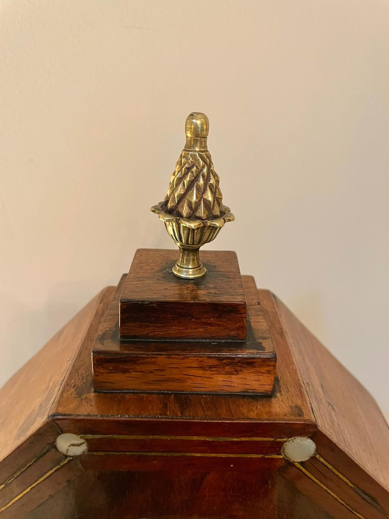 Antique 19th Century Rosewood Inlaid Mantel Clock Signed Walker and ...