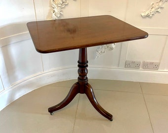 Antique George III Mahogany Side/Lamp Table