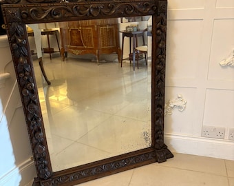 鏡家具 職人さんアンティークビンテージ carved wooden mirror 鏡家具 職人さんアンティークビンテージ carved wooden mirror Antique