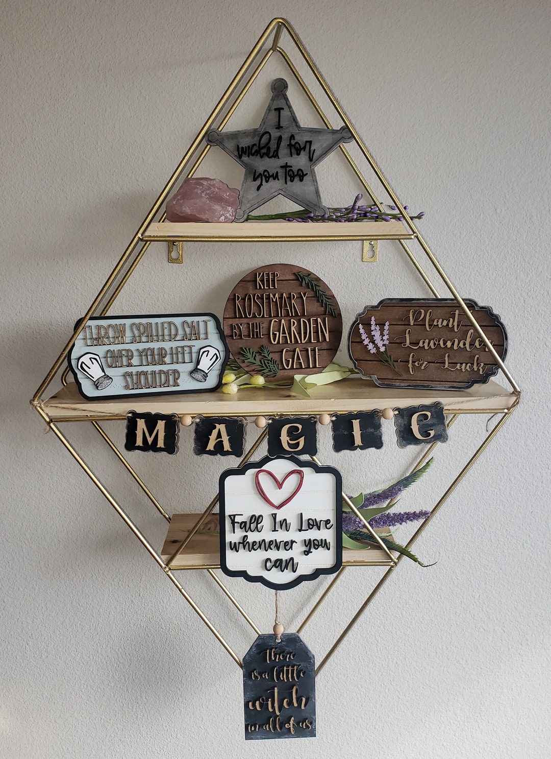 Model Magic Sign Practical Magic Sign Set - Etsy
